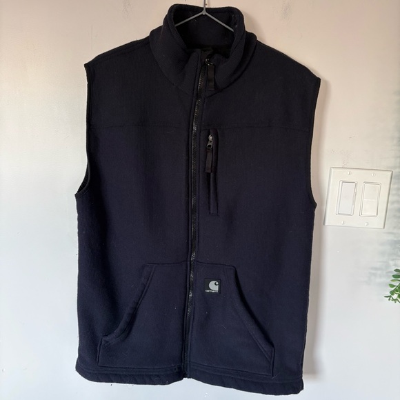 Carhartt Other - Carhartt V28 Textured Fleece Vest | Navy Blue | Size S